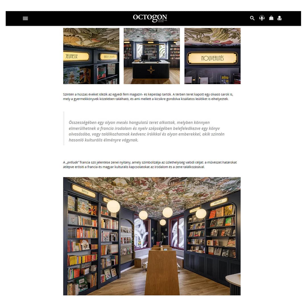 octogon 2_web octogon, impressono, iroda, üzletbelső, könyvesbolt, art deco, iroda tervezés, irodatervezes, belsőépítész